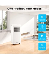 Zafro 10000 Btu Portable Air Conditioners, 4-in-1 Modes Portable Ac Unit with Energy Efficient/Quiet Sleep/Remote Control/24Hrs Timer for Bedroom/Dorm