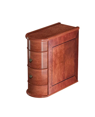 No Assembly Required Vintage Slim Nightstand for Bedroom