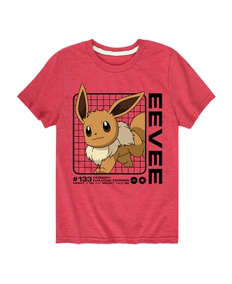 Hybrid Big Boys Pokemon Eevee Graphic T-Shirt