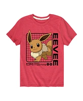 Hybrid Big Boys Pokemon Eevee Graphic T-Shirt