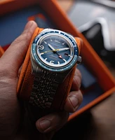 Spinnaker Men's Fleuss Gmt Automatic Solid Stainless Steel Bracelet Watch
