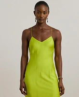 Lauren Ralph Women's Featherweight Charmeuse Slip Dress