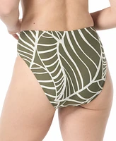 Coco Reef Women's High Esteem Printed High-Waist Swim Bottom