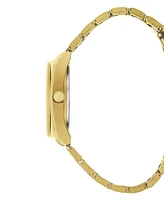 London Fog Unisex Keltic Cushion Case Gold Link Alloy Watch, 38mm