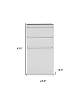 Modern Two-Drawer Chest for Small Spaces and Entryway Storage