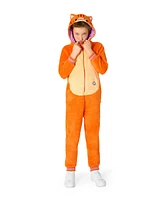 OppoSuits Little and Big Boys Red Cat Onesie