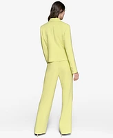Karl Lagerfeld Paris Women's Seamed One-Button Blazer