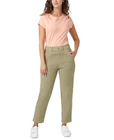 Hue Women's High-Rise Stretch Utility Skimmer Pants