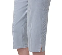 Hue Women's Spring Stripe Pedal Pusher Pants
