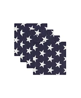 Tableau Star Americana Set of 4 Napkins, 8.25" x 8.25"