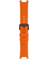 Tissot Men's Swiss Chronograph T-Race Orange Silicone Strap Watch 45mm