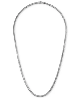 Bulova Men's Icon Sterling Silver 22" Chain Necklace