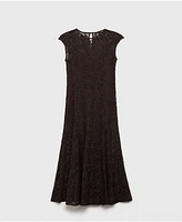 Mango Women's A-Line Lace Dress