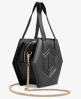 Eumelanin Hexagonal Leather Small Crossbody Bag