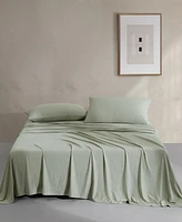 Calvin Klein Modern Cotton Melange Tencel Jersey 4-Pc. Sheet Set