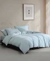 Calvin Klein Modern Cotton Melange Tencel Jersey 3 Piece Duvet Cover Set