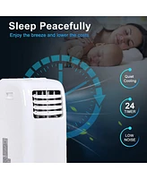 Gymax Portable Air Conditioner Cooling Fan Dehumidifier 8000BTU Ashrae w/ Remote Control