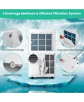 Gymax 12000 Btu Ashrae Portable Air Conditioner Controlled by WiFi Smart App & Remote