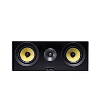 Fluance Signature HiFi 2-Way Center Channel Speaker for Enhanced Dialogue and Vocals Home Theater Surround Sound Systems - Natural Walnut (Hfcw)
