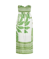 City Chic Plus Peta Border Maxi Dress