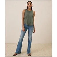 Pact Women's Organic Cotton Featherweight Slub Reversible Tank