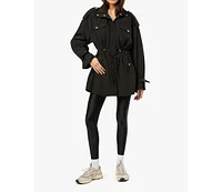 WeWoreWhat Women's Cinched Waist Anorak Jacket