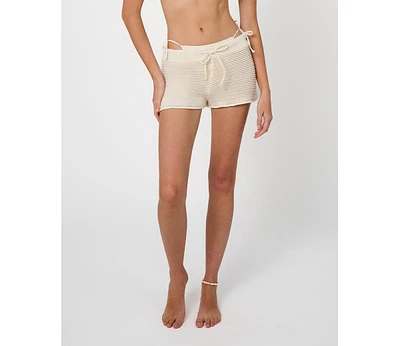 WeWoreWhat Women's Crochet Hot Shorts