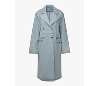 WeWoreWhat Women's Denim Blazer Jacket