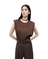 Nocturne Women's Padded Basic T-Shirt