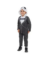 Nightmare Before Christmas Baby Boys Jack Skellington Zip Up Coverall Newborn to