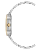 Anne Klein Women's Quartz Round Roman Numeral Two-Tone Metal Alloy Watch