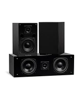 Fluance Elite High Definition Compact Surround Sound Home Theater 5.1 Channel Speaker System including 2-Way Bookshelf, Center Channel, Rear Surrounds