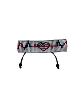Patriot Heart Beaded Bracelet – Handmade with Purpose