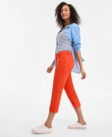 Style & Co Women's Mid-Rise Curvy Capri Jeans, Exclusively at Macy's