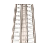 41000 Btu Steel Propane Triangular Pyramid Standing Patio Heater