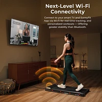 Sunny Health & Fitness Treadpad 100 Smart Walking Treadmill with Led Screen & WiFi/Bluetooth