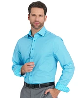 Nick Graham Men's Kaleidoscope Star Dress Shirt