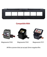 Magnasonic Long Tray Negative Film Holder for 35mm Compatible Film Scanners, Holds 6 Negative Frames to Speed up Processing Time, Easy To Use, Gently
