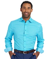 Nick Graham Men's Hexagon Star Dress Shirt