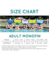 Kids Mermaid Linden Monofin, easily propels and glides through the water