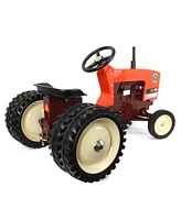 Ertl Allis-Chalmers 7050 Pedal Tractor W/ Maroon Belly & Rear Dual Wheels