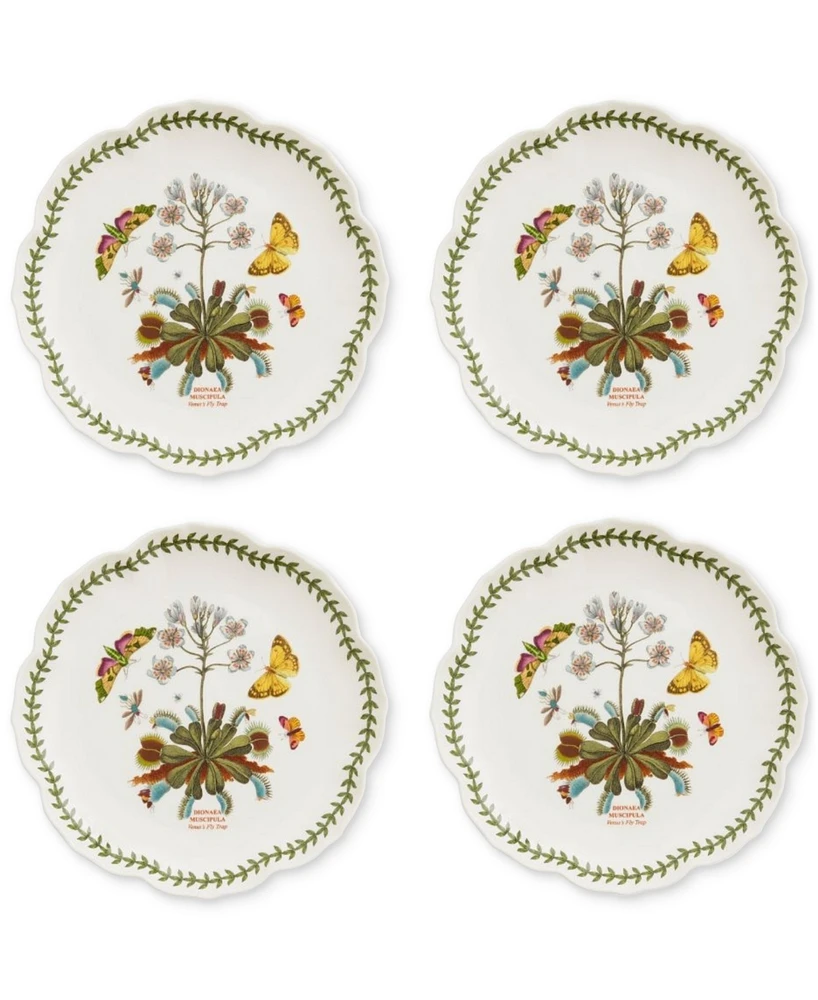 Portmeirion Botanic Garden Lotus Blossom Salad Plates, Set of 4