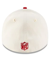 New Era Men's Cream/Scarlet San Francisco 49ers 2025 Nfl Draft 39THIRTY Flex Hat