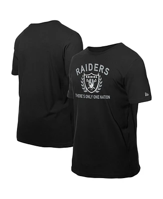 New Era Men's Black Las Vegas Raiders 2025 Nfl Draft T-Shirt