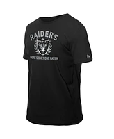 New Era Men's Black Las Vegas Raiders 2025 Nfl Draft T-Shirt