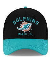 New Era Men's /Aqua Miami Dolphins 2025 Nfl Draft 39THIRTY Flex Hat