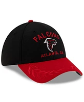 New Era Men's Black/ Atlanta Falcons 2025 Nfl Draft 39THIRTY Flex Hat