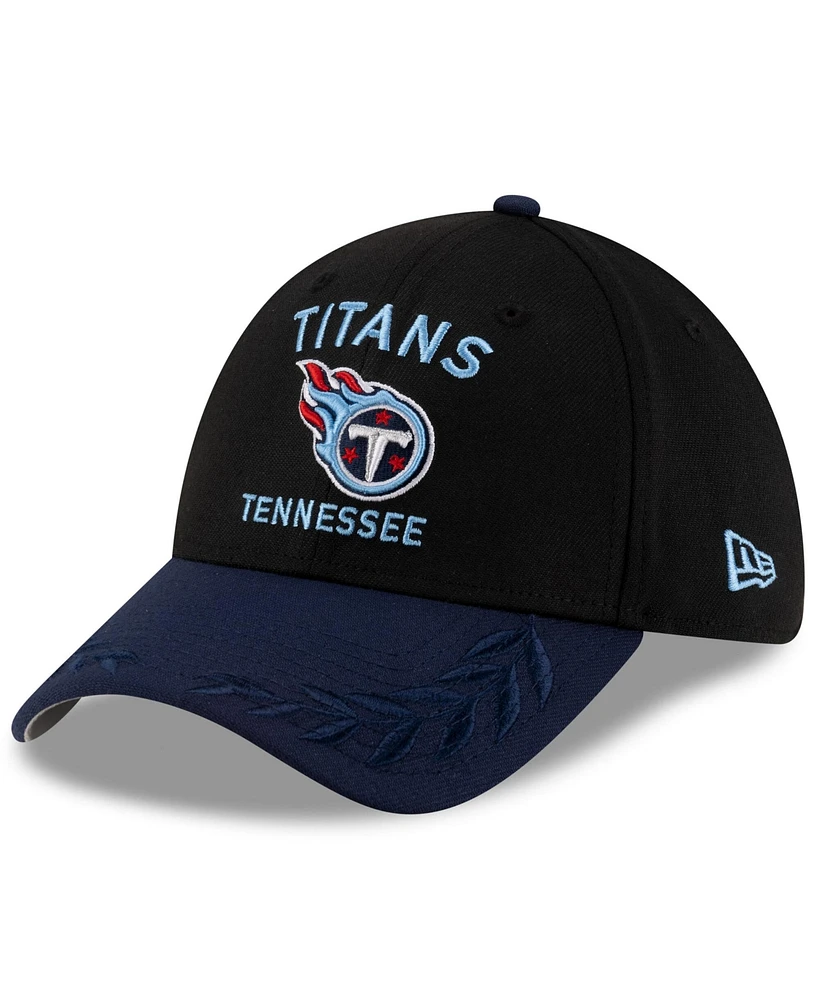 New Era Men's /Navy Tennessee Titans 2025 Nfl Draft 39THIRTY Flex Hat