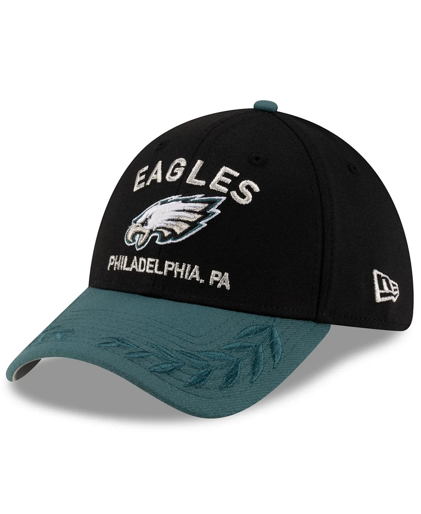 New Era Men's /Green Philadelphia Eagles 2025 Nfl Draft 39THIRTY Flex Hat