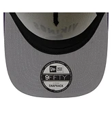 New Era Men's Cream/Purple Minnesota Vikings 2025 Nfl Draft A-Frame 9FIFTY Snapback Hat